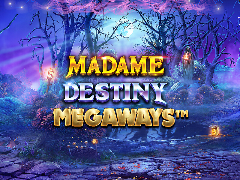 Imagem do jogo de slot Madame Destiny Megaways - Alta Volatilidade com Multiplicador de Wilds